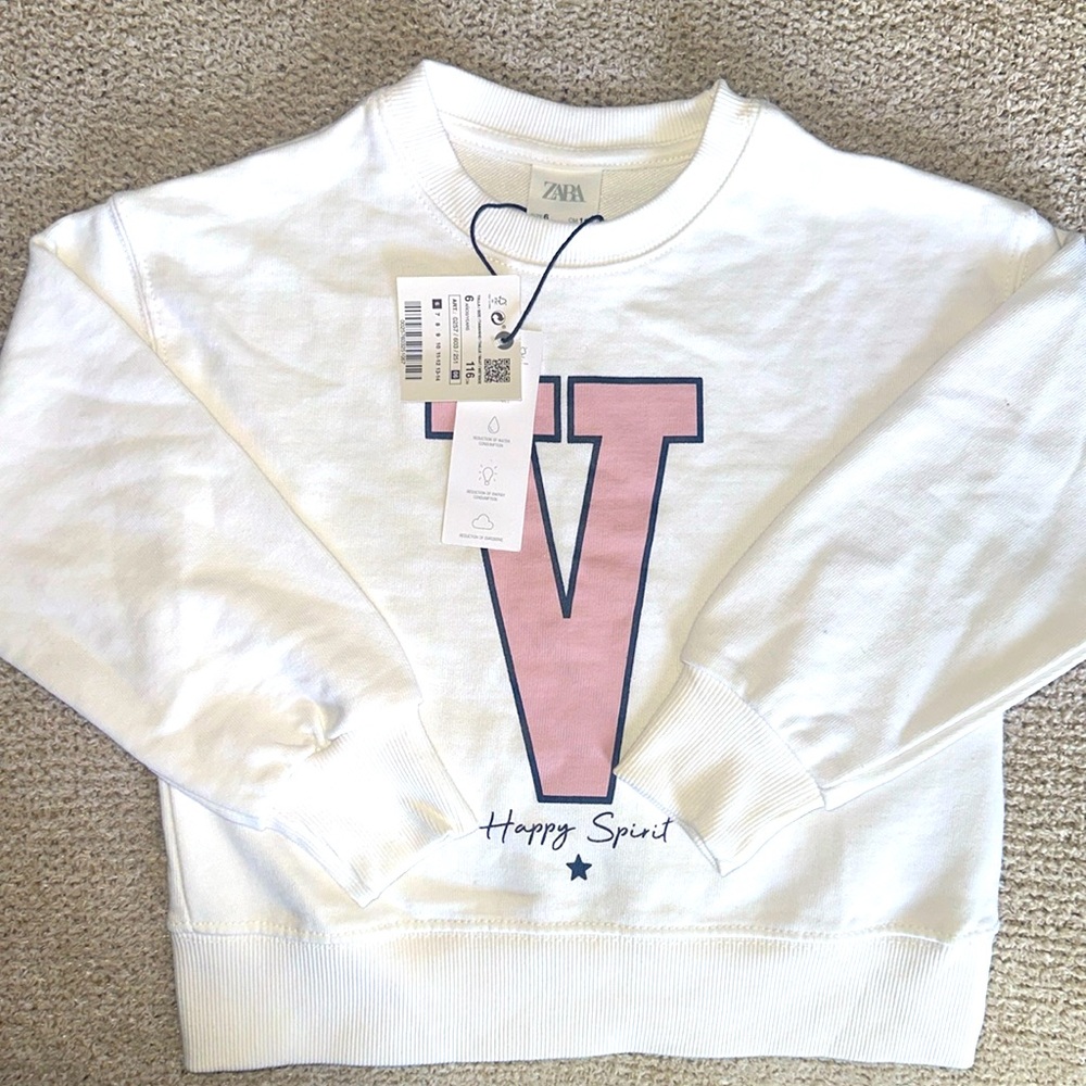 NWT Zara Kids crewneck